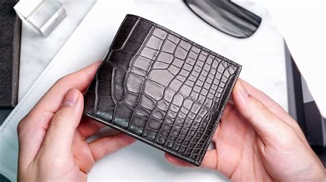 hermes mens crocodile wallet|hermes alligator wallet crocodile.